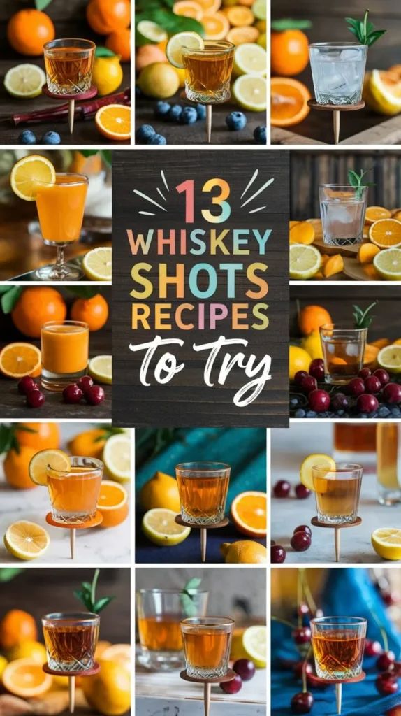 13 Whiskey Shots Recipes to Try Before You Die