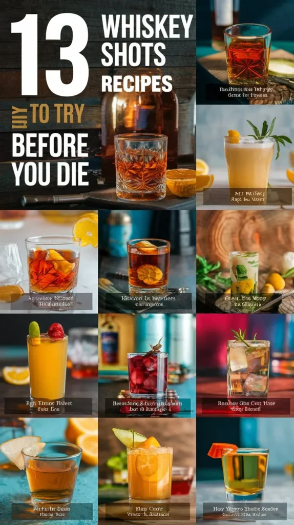 13 Whiskey Shots Recipes to Try Before You Die