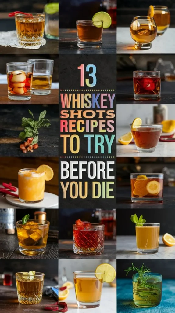 13 Whiskey Shots Recipes to Try Before You Die