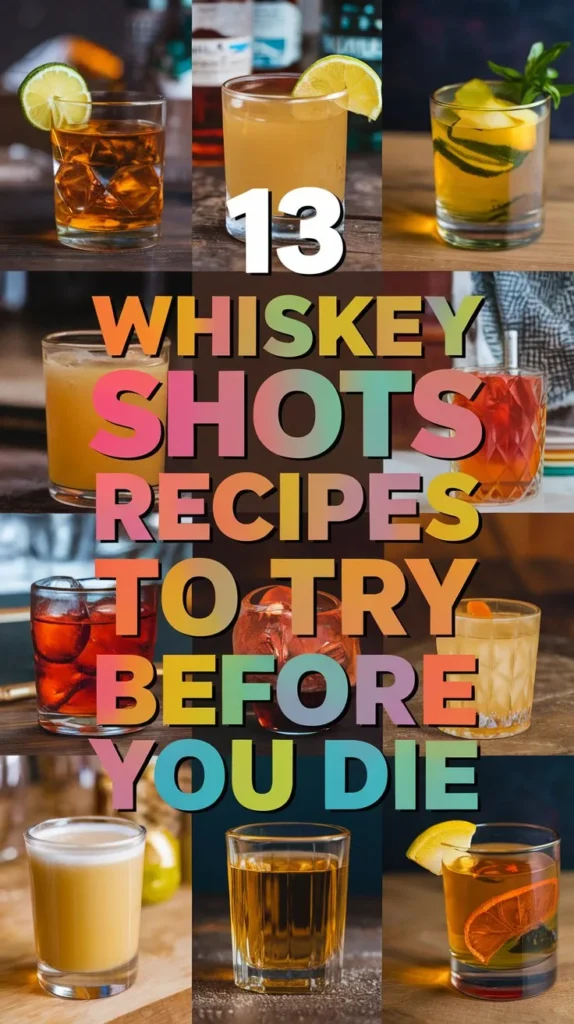 13 Whiskey Shots Recipes to Try Before You Die