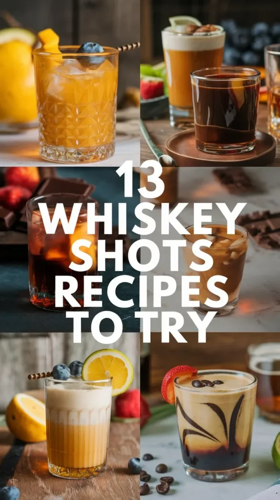 13 Whiskey Shots Recipes to Try Before You Die