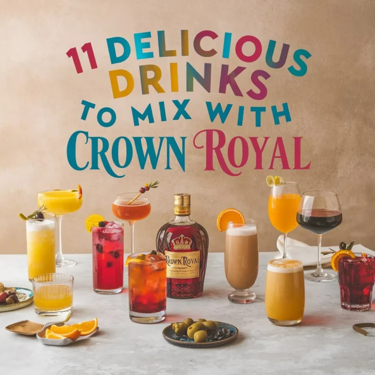 11 Delicious Drinks to Mix with Crown Royal: Art of Mixing