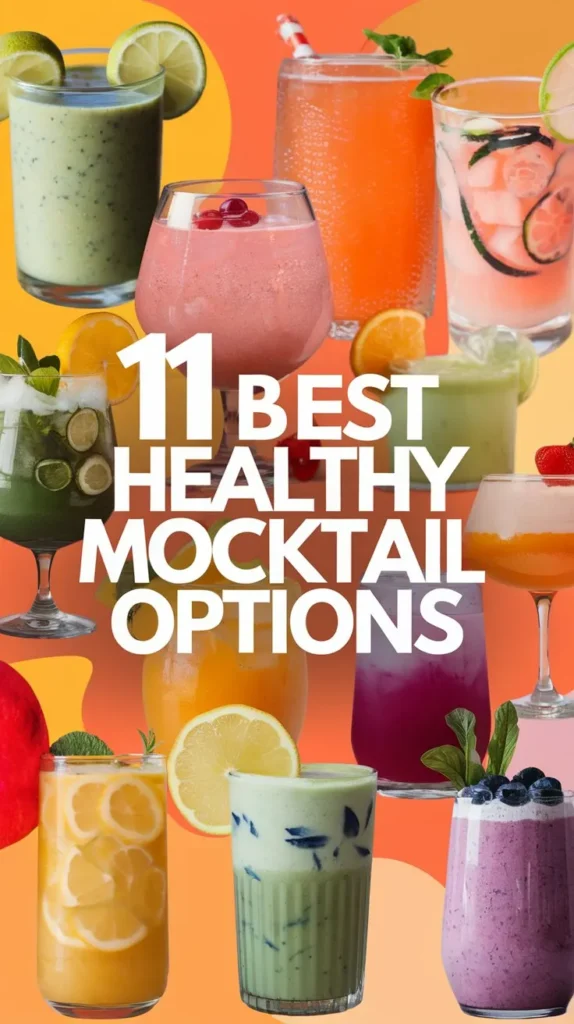 11 Best Healthy Mocktail Options for a Guilt-Free Sip