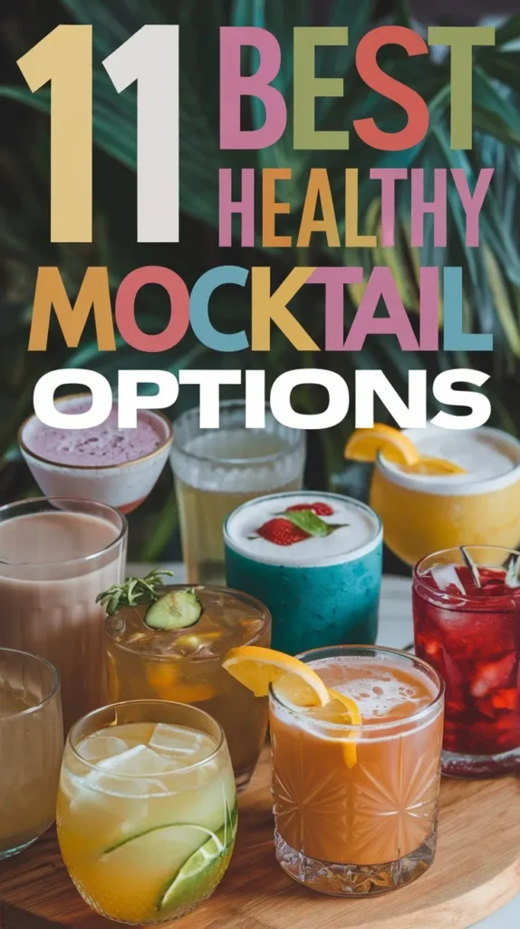 11 Best Healthy Mocktail Options for a Guilt-Free Sip