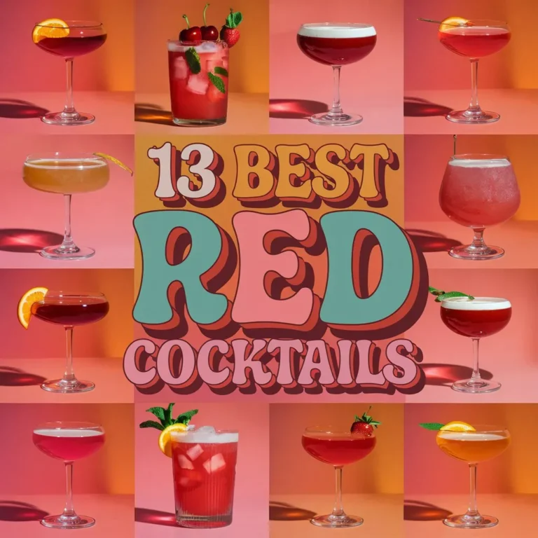 13 Best Red Cocktails to Try This Year for a Bold and Fruity Drink