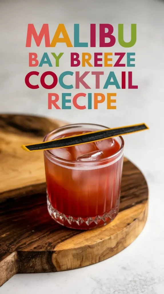 Malibu Bay Breeze Cocktail Recipe: A Tropical and Refreshing Breeze