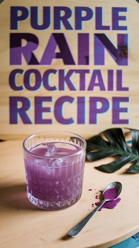 Purple Rain Cocktail Recipe: A Royal and Regal Drink for Special Occasions