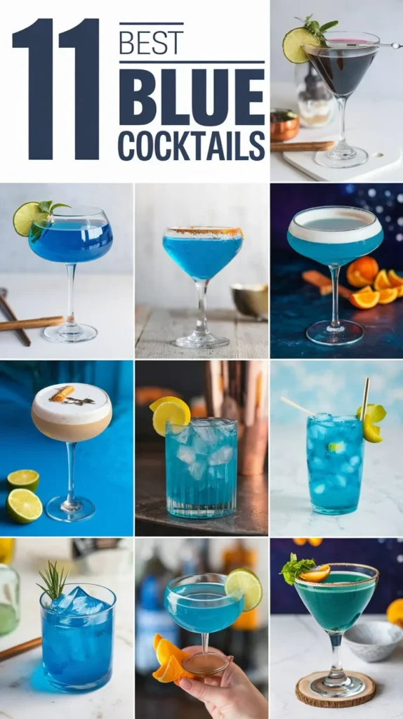 11 Best Blue Cocktails to Try This Summer for a Cool and Refreshing Drink