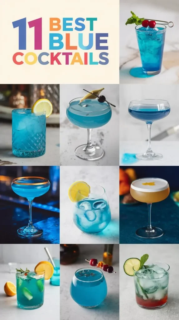 11 Best Blue Cocktails to Try This Summer for a Cool and Refreshing Drink