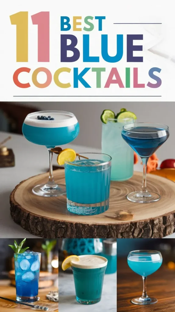 11 Best Blue Cocktails to Try This Summer for a Cool and Refreshing Drink