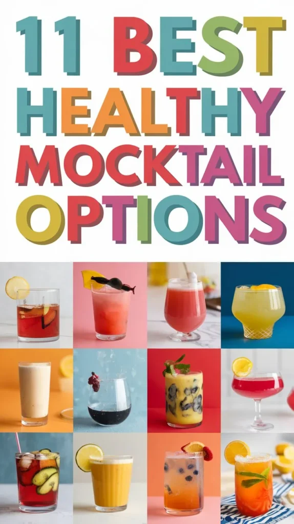 11 Best Healthy Mocktail Options for a Guilt-Free Sip