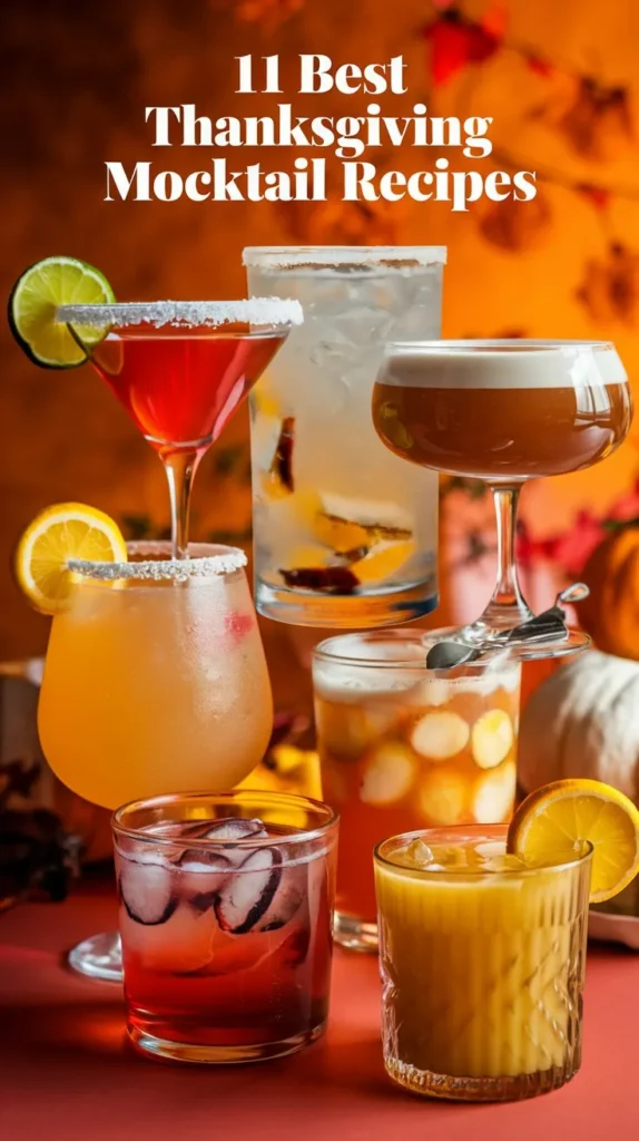 11 Best Thanksgiving Mocktail Recipes for a Holiday Treat