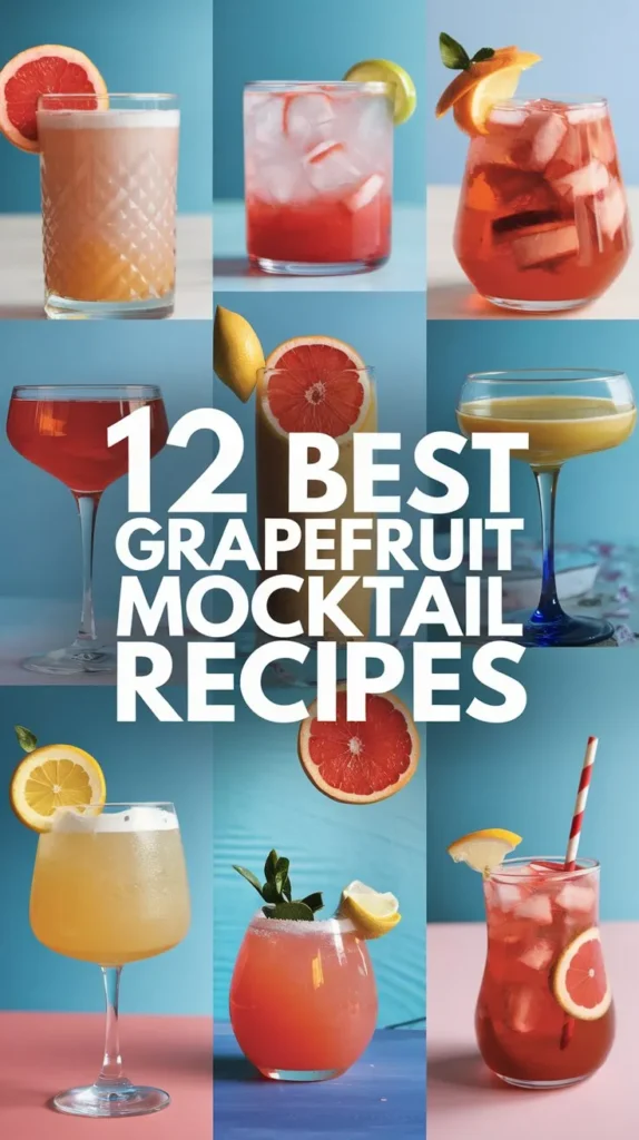 12 Best Grapefruit Mocktail Recipes for a Tangy Twist