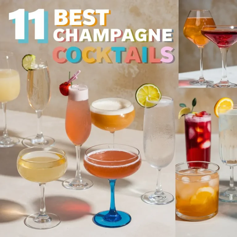 11 Best Champagne Cocktails to Try This Year for a Luxurious and Fruity Drink