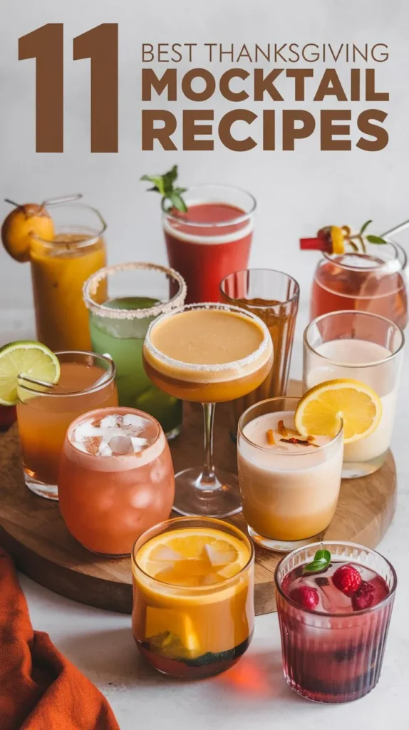 11 Best Thanksgiving Mocktail Recipes for a Holiday Treat