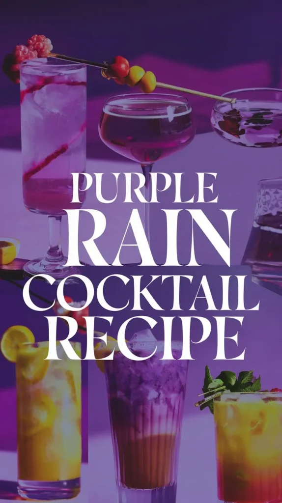 Purple Rain Cocktail Recipe: A Royal and Regal Drink for Special Occasions