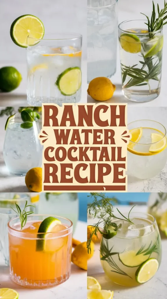 Ranch Water Cocktail Recipe: A Refreshing and Fruity Drink for the Summer