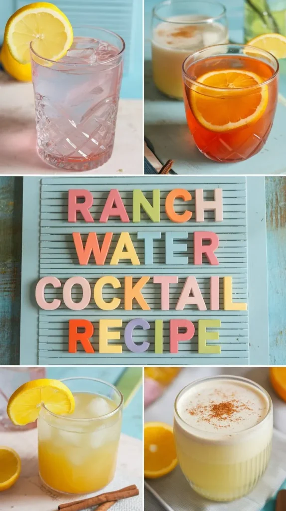 Ranch Water Cocktail Recipe: A Refreshing and Fruity Drink for the Summer