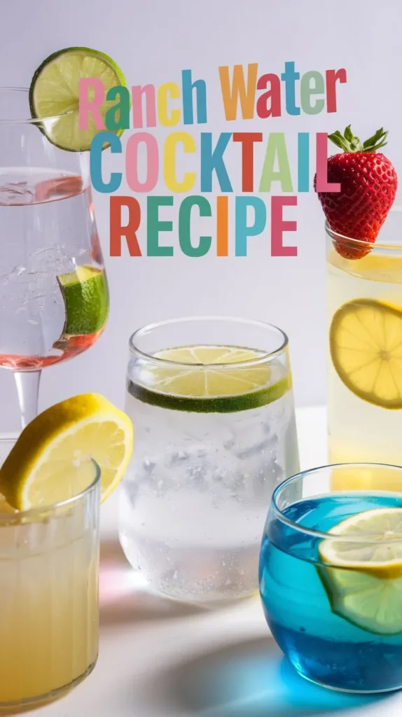 Ranch Water Cocktail Recipe: A Refreshing and Fruity Drink for the Summer