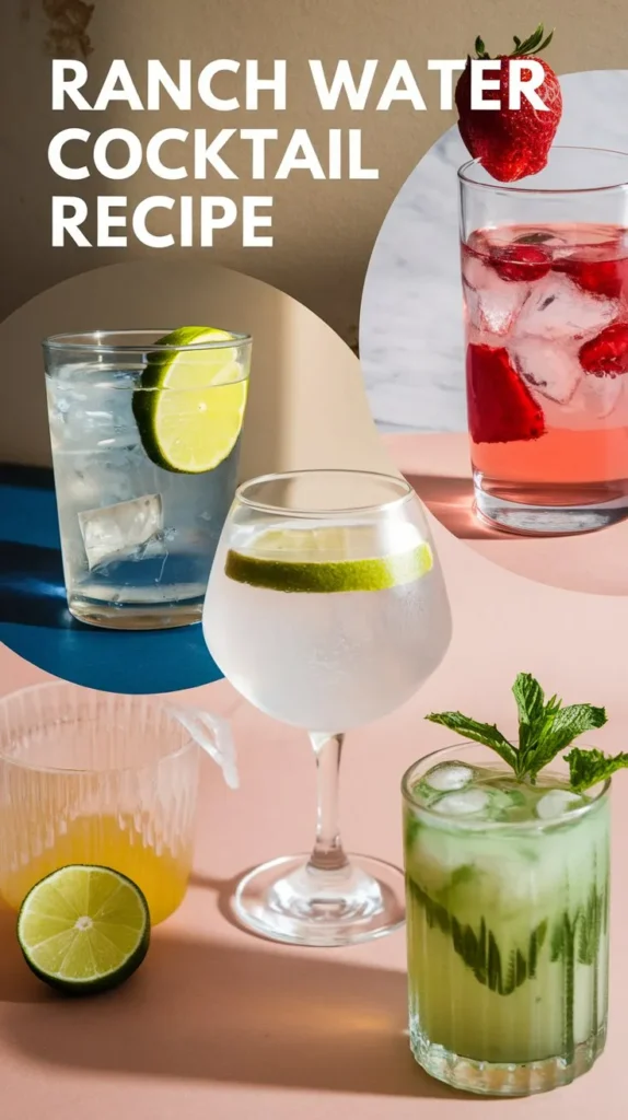 Ranch Water Cocktail Recipe: A Refreshing and Fruity Drink for the Summer