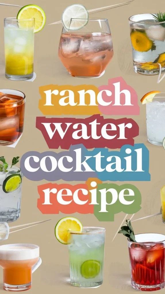 Ranch Water Cocktail Recipe: A Refreshing and Fruity Drink for the Summer