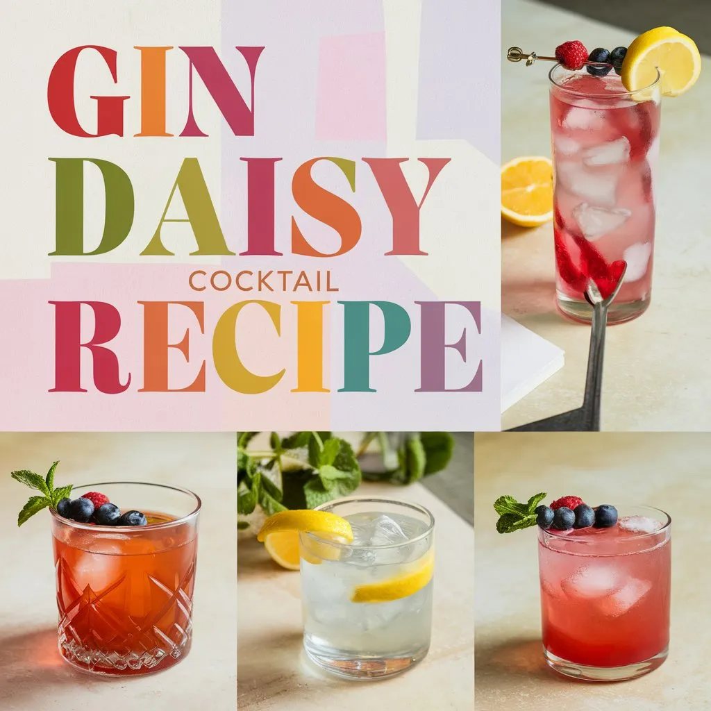 Gin Daisy Cocktail Recipe: A Refreshing Summer Drink