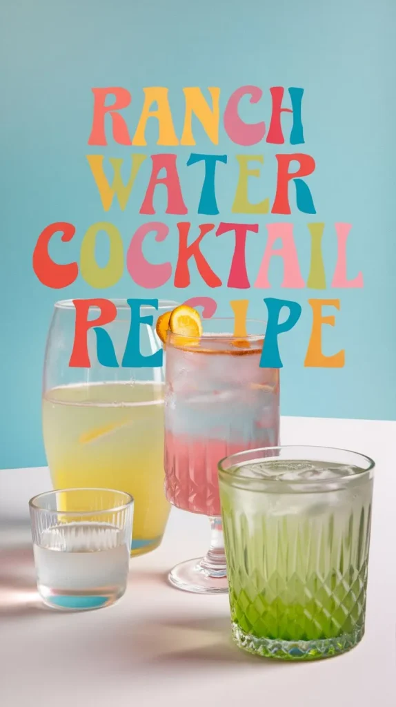 Ranch Water Cocktail Recipe: A Refreshing and Fruity Drink for the Summer