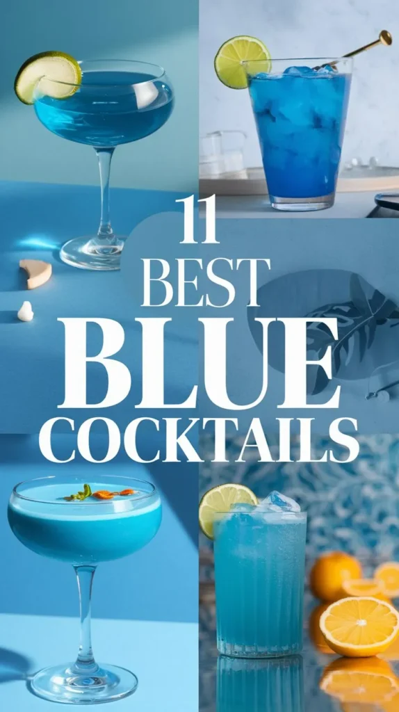 11 Best Blue Cocktails to Try This Summer for a Cool and Refreshing Drink