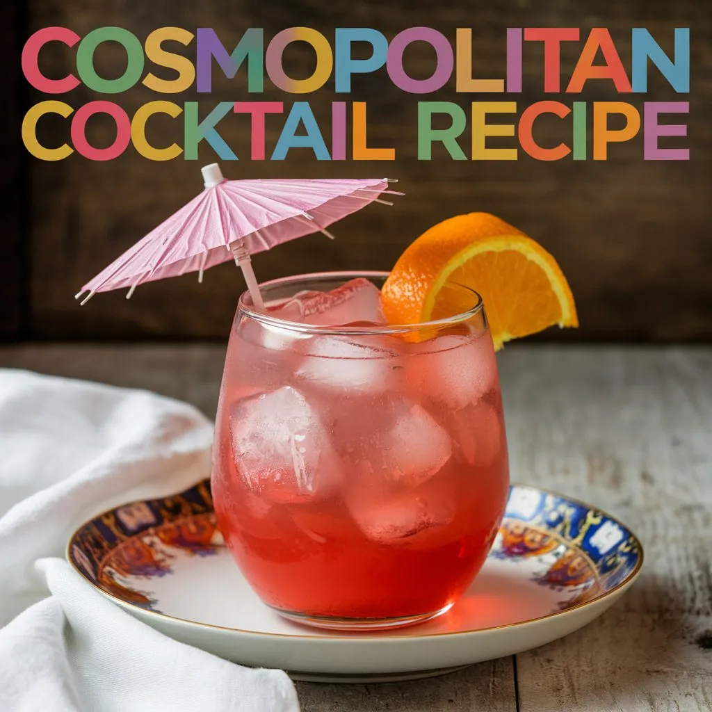 Cosmopolitan Cocktail Recipe: A Classic and Elegant Drink for Any Occasion