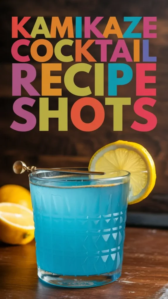 Kamikaze Cocktail Recipe Shots: A Fruity and Fierce Shot for the Adventurous