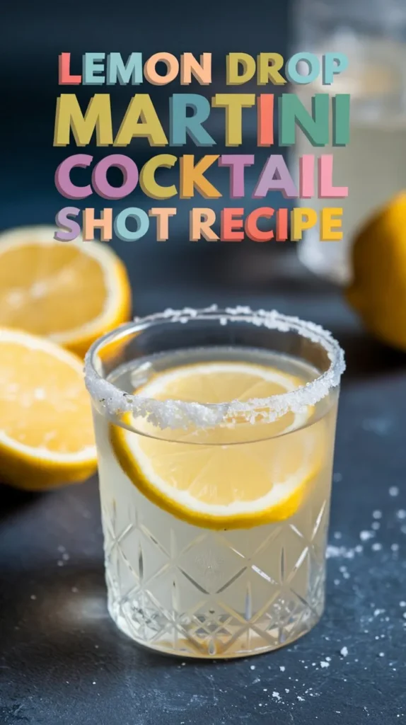 Lemon Drop Martini Cocktail Shot Recipe: A Zesty and Refreshing Shot