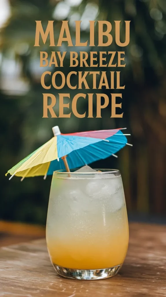 Malibu Bay Breeze Cocktail Recipe: A Tropical and Refreshing Breeze