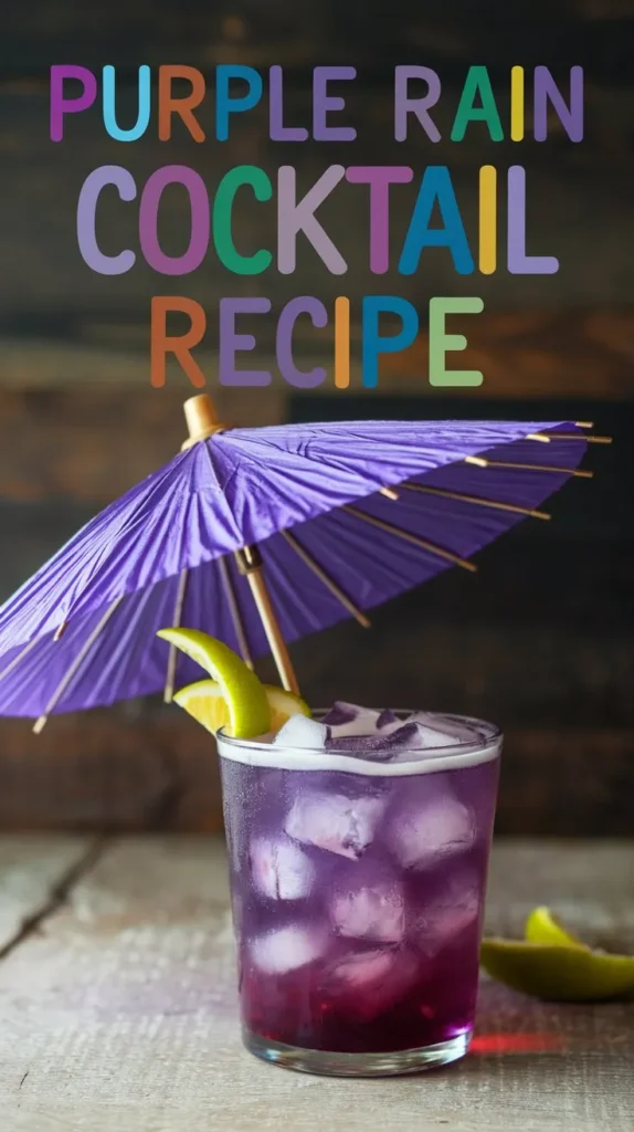 Purple Rain Cocktail Recipe: A Royal and Regal Drink for Special Occasions