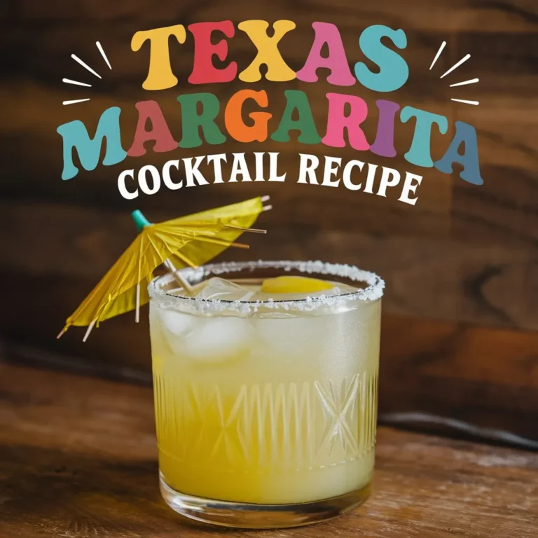 Texas Margarita Cocktail Recipe: A Big and Bold Texan Flavor